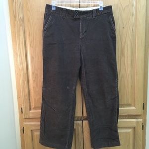 L.L. Bean dark brown corduroy pants